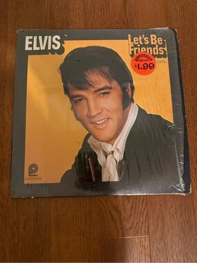 Vintage Elvis Presley "Let's Be Friends" Vinyl LP Album Record